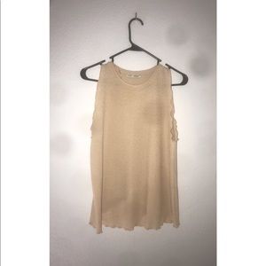 Cream / Blush pink  sleeveless top